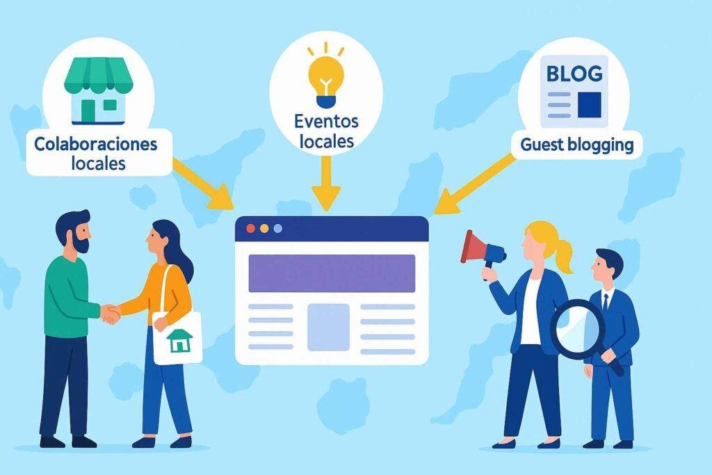 Link building con empresas locales. Importancia de esta estrategia para el crecimiento de los negocios locales en Canarias.